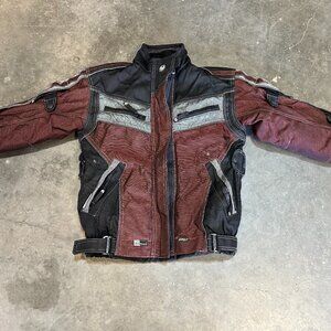 Belstaff All-Weather Motorcycle Jacket – Red/Black/Grey – High Performance